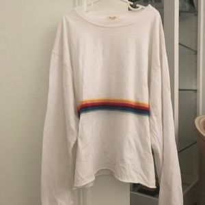 brandy melville white long sleeve